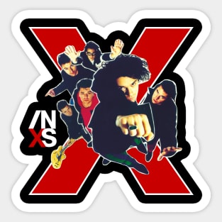 INXS X Era Fan Art Sticker